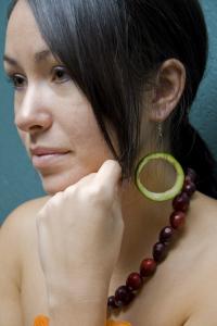 Zucchini hoop dangles!