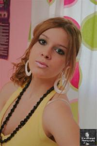 In white hoop dangles!