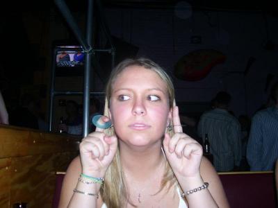 Playing with hoop dangles!