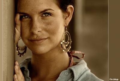 Today in dangle hoops!