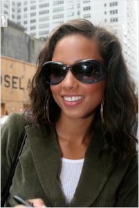 Alicia Wearing Multiple Hoops