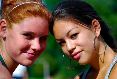 Earring-crazy, but what's with the other lady?