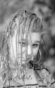 Braids and one??? big hoop!