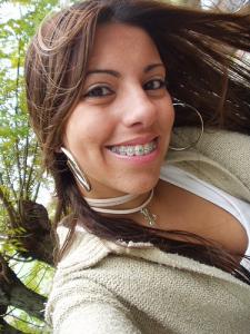 Thick hoops and metal on teeths, too...