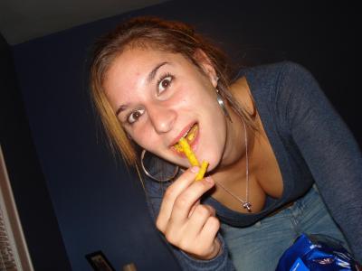 Eating with hoops! Pt. 2!