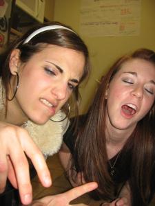 She's the hoop girl!