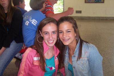 Two hoop school girls!