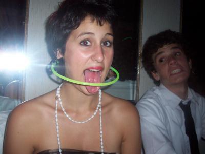 Wearing big hoop around neck ... Pt. 2