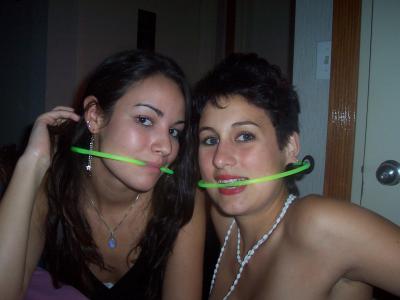 Wearing big hoop around neck ... Pt. 3