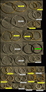 Hoops different sizes