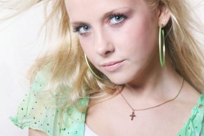 Extremely pretty hoop girl