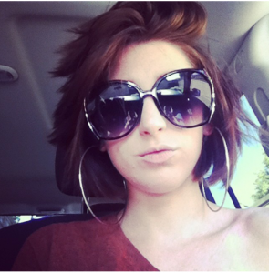 Big Hoops and sunglasses