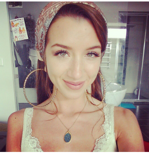 Thick gold hoops