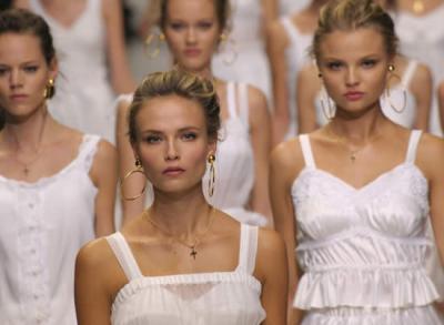 Models in action w/ dangle hoops