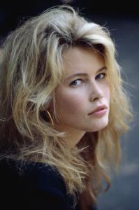 Claudia Schiffer in hoops